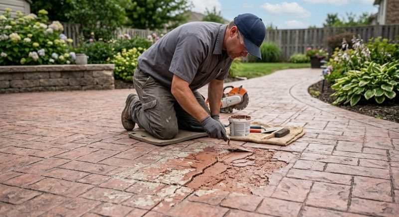 Decorative Concrete Repair in Park City, UT